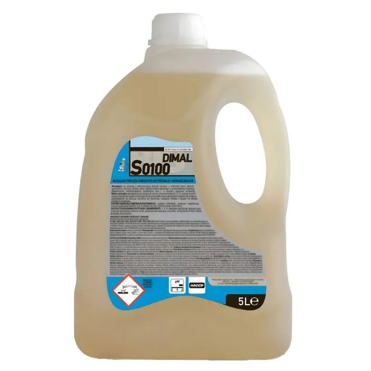 Čistilo za zapečene maščobe bis s 0100 dimal, 5000 ml